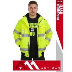   Artmas HI-VIS YELLOW FLASH technikai bélelt vízálló télikabát - munkaruha