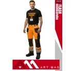 Artmas HI-VIS ORANGE FLASH technikai kevertszálas munkanadrág - munkaruha