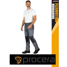 Procera ELASTIC GREY FLEXMOTION stretch slimfit deréknadrág - munkaruha