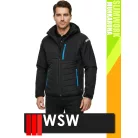 WSW SLIMWORK BLACK FLEXSHELL technikai rugalmas átmeneti kabát - munkaruha