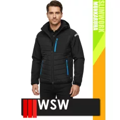   WSW SLIMWORK BLACK FLEXSHELL technikai rugalmas átmeneti kabát - munkaruha