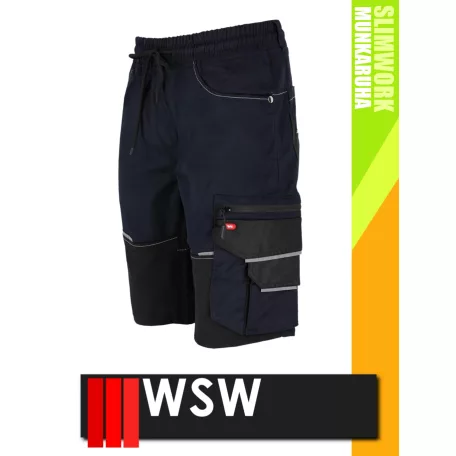 WSW SLIMWORK NAVY FLEXZONE technikai rugalmas rövidnadrág - munkaruha