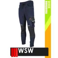   WSW SLIMWORK NAVY FLEXZONE technikai rugalmas deréknadrág - munkaruha
