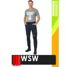 WSW SLIMWORK NAVY FLEXZONE technikai rugalmas deréknadrág - munkaruha