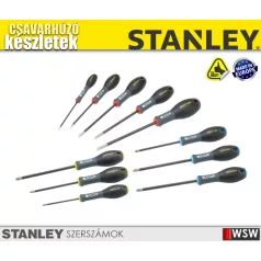   Stanley FATMAX sl/ph/pz  10 részes gyémánt csavarhúzó készlet - szerszám