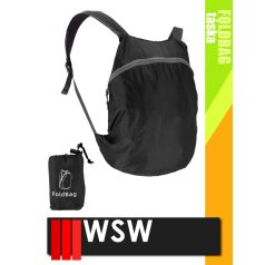   WSW FOLD BLACK összehajtható hátitáska 10 liter - munkaeszköz