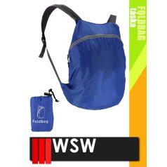   WSW FOLD BLUE összehajtható hátitáska 10 liter - munkaeszköz