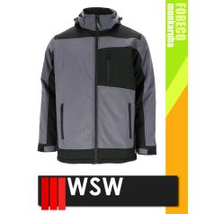   WSW FORECO GREYBLACK technikai bélelt téli softshell munkakabát - munkaruha