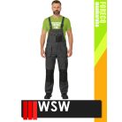 WSW FORECO GREYBLACK technikai kevertszálas kantáros munkanadrág - munkaruha