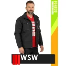 WSW FORECO BLACKGREY technikai kevertszálas munkakabát - munkaruha