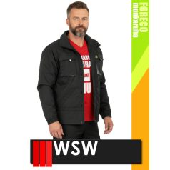  WSW FORECO BLACKGREY technikai kevertszálas munkakabát - munkaruha