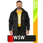 WSW FORECO BLACKYELLOW technikai kevertszálas munkakabát - munkaruha