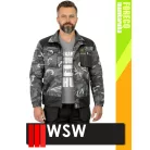 WSW FORECO CAMO technikai kevertszálas munkakabát - munkaruha