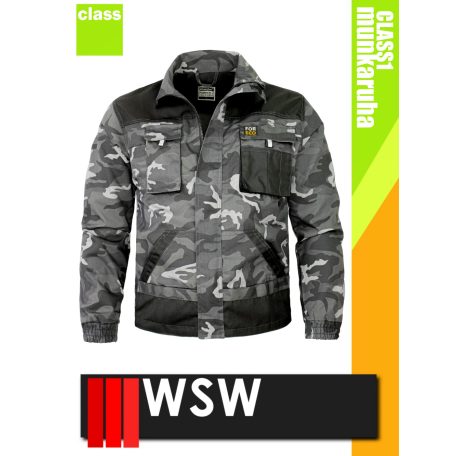 WSW UNO CAMO technikai kevertszálas munkakabát - munkaruha