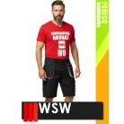 WSW FORECO BLACKGREY technikai kevertszálas rövid munkanadrág - munkaruha
