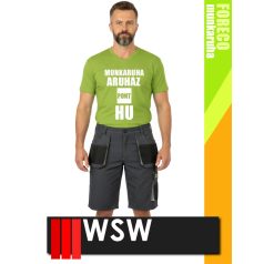   WSW FORECO GREYBLACK technikai kevertszálas rövid munkanadrág - munkaruha