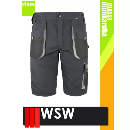 WSW FORECO GREYBLACK technikai kevertszálas rövid munkanadrág - munkaruha