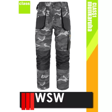 WSW FORECO CAMO technikai kevertszálas derekas munkanadrág - munkaruha