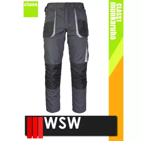 WSW FORECO GREYBLACK technikai kevertszálas derekas munkanadrág - munkaruha