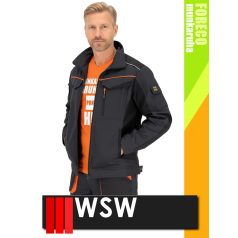  WSW FORECO GREYORANGE technikai kevertszálas strech kabát - munkaruha