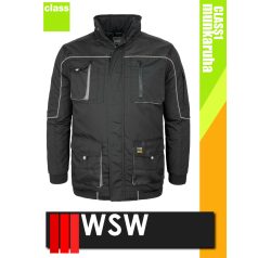   WSW FORECO BLACKGREY technikai kevertszálas bélelt téli munkakabát - munkaruha