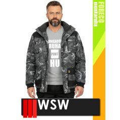   WSW FORECO CAMO technikai kevertszálas bélelt téli munkakabát - munkaruha