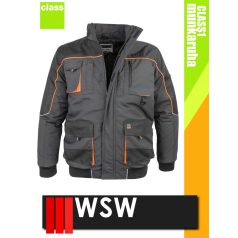   WSW FORECO GREYORANGE technikai kevertszálas bélelt téli munkakabát - munkaruha