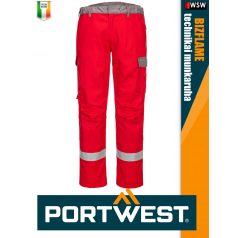   Portwest BIZFLAME ULTRA RED technikai multinorm nadrág - munkaruha