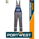 Portwest BIZFLAME ULTRA GREY technikai multinorm kantárosnadrág- munkaruha