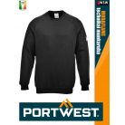 Portwest MODAFLAME BLACK technikai ív és lángálló pulóver - munkaruha