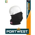 Portwest MODAFLAME BLACK technikai ív és lángálló sál - munkaruha