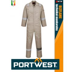   Portwest BIZFLAME PLUS KHAKI technikai multinorm 210 g/m2 overál - munkaruha