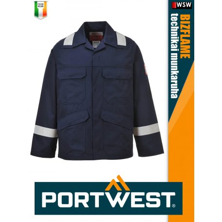 Portwest BIZFLAME PLUS NAVY technikai multinorm kabát - munkaruha