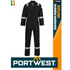   Portwest BIZFLAME PLUS BLACK technikai multinorm 280 g/m2 overál - munkaruha