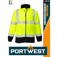   Portwest MODAFLAME YELLOW technikai ív és lángálló láthatósági polár - munkaruha