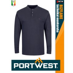   Portwest BIZFLAME PLUS NAVY technikai lángálló póló - munkaruha