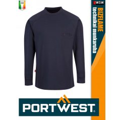   Portwest BIZFLAME PLUS NAVY technikai lángálló póló - munkaruha
