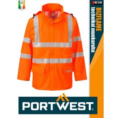   Portwest SEALTEXFLAME ORANGE technikai antisztatikus és saválló esőkabát - munkaruha