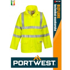   Portwest SEALTEXFLAME YELLOW technikai antisztatikus és saválló esőkabát - munkaruha