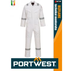   Portwest BIZFLAME PLUS WHITE technikai multinorm 350 g/m2 overál - munkaruha