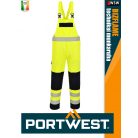 Portwest MULTINORM YELLOW technikai kantáros nadrág - munkaruha