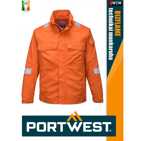 Portwest BIZFLAME ULTRA ORANGE technikai multinorm kabát - munkaruha