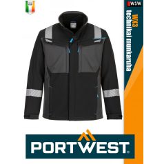   Portwest WX3 lángálló technikai stretch softshell kabát - munkaruha