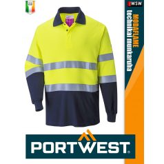  Portwest MODAFLAME YELLOW technikai ív és lángálló láthatósági póló - munkaruha