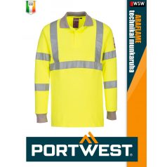   Portwest MODAFLAME YELLOW technikai ív és lángálló láthatósági póló - munkaruha