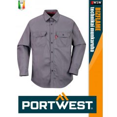   Portwest BIZFLAME PLUS GREY technikai lángálló ing - munkaruha