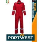 Portwest BIZFLAME ULTRA RED technikai multinorm kantáros nadrág - munkaruha
