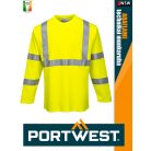 Portwest MODAFLAME YELLOW technikai ív és lángálló láthatósági póló - munkaruha