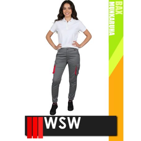 WSW DIRECTO GREYRED jogger technikai stretch derekas női munkanadrág - munkaruha