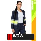 WSW DIRECTO NAVYHV technikai stretch női munkakabát - munkaruha